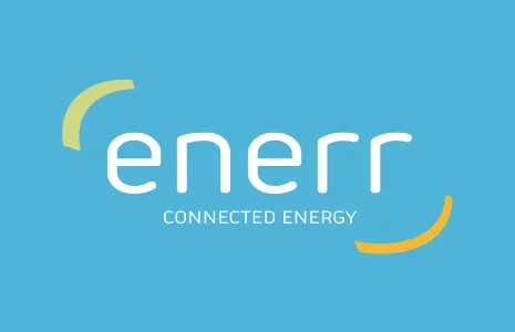 comercializadoras energia verde logo enerr color